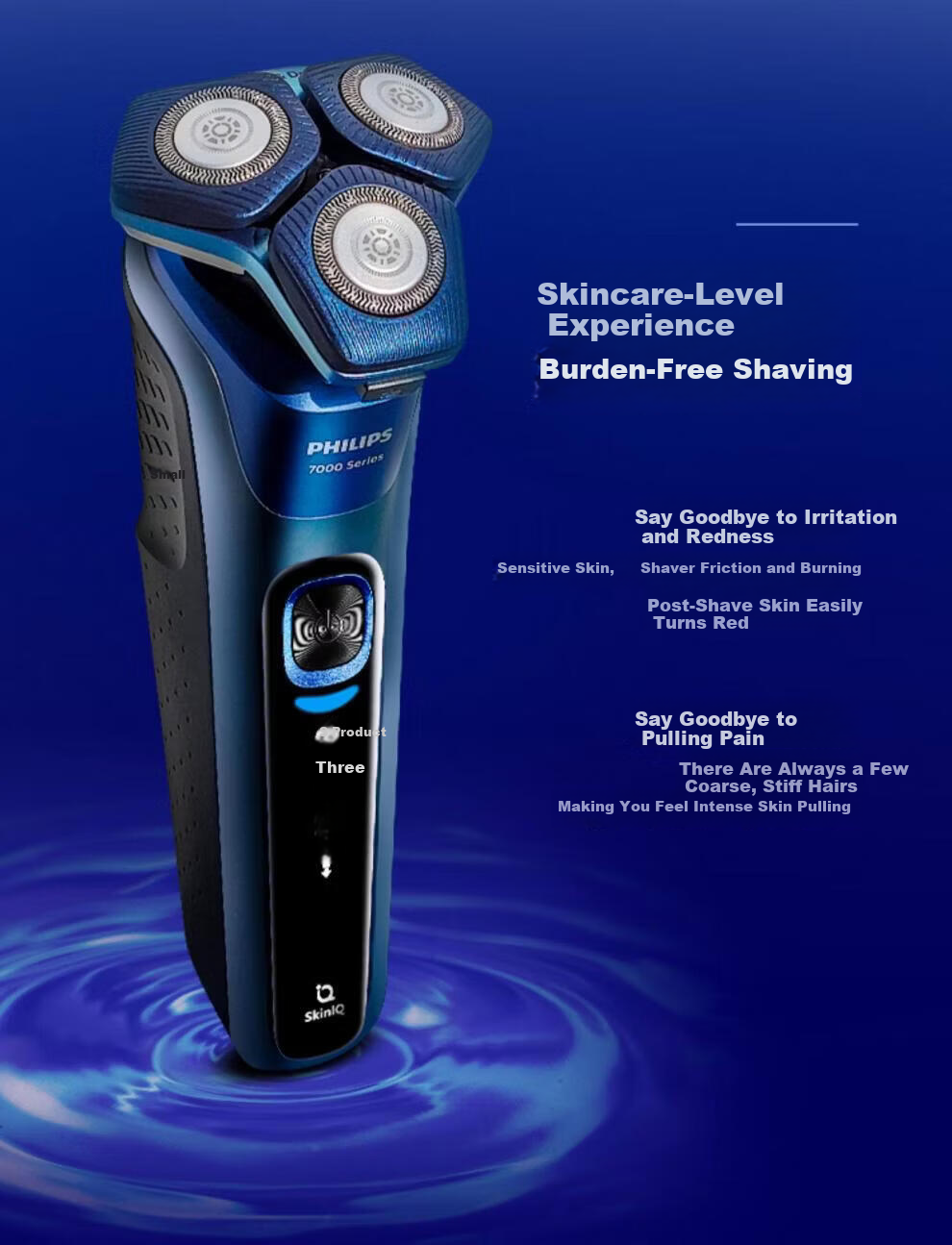 PHILIPS Electric Shaver SkinIQ Series 7000 S7399/03 with 1-Hour Quick Charge and Nose Hair Trimmer - Valentine's Day Gift for Boyfriend 2