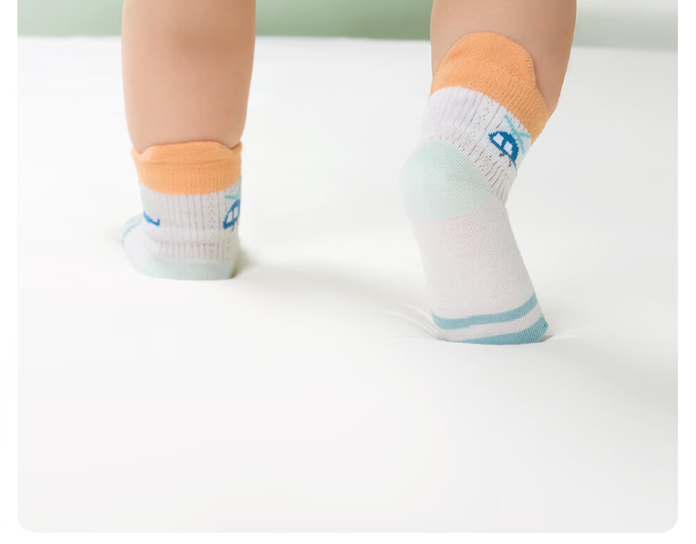 Betis Children's Socks 5-7 Years Summer Ultra-Thin Breathable Mesh Short Tube Socks Boys and Girls Seamless Class A Baby Socks Spring Summer 23