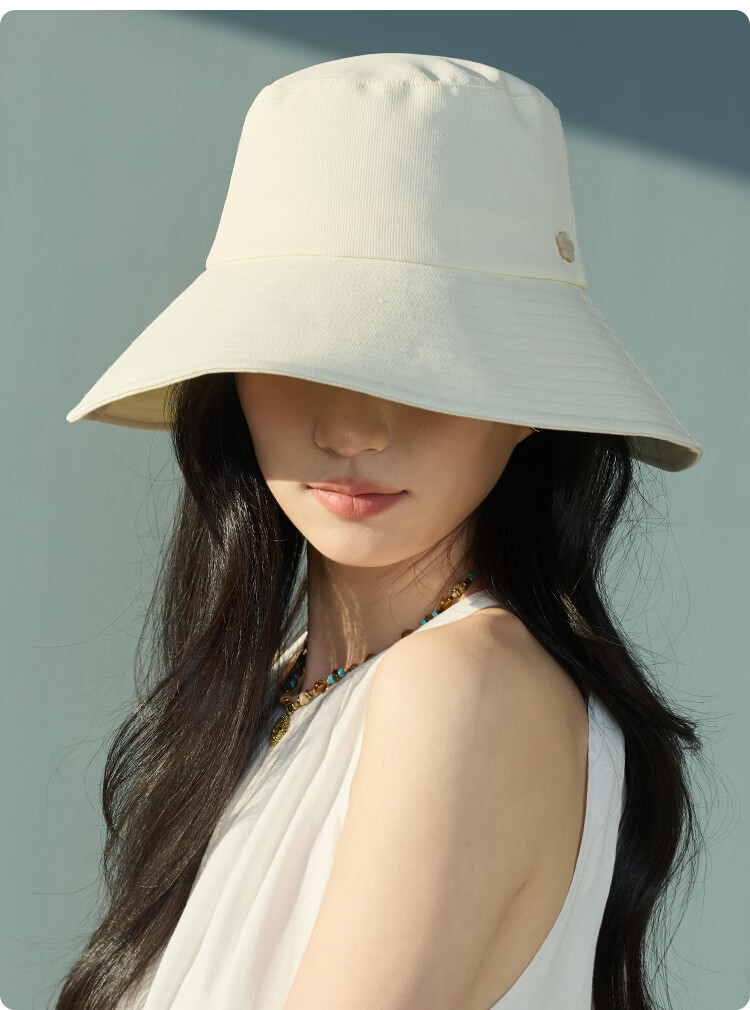 JIUMU Women's Sun Protection Hat UV Protection Outdoor Summer Bucket Hat Face Covering 16