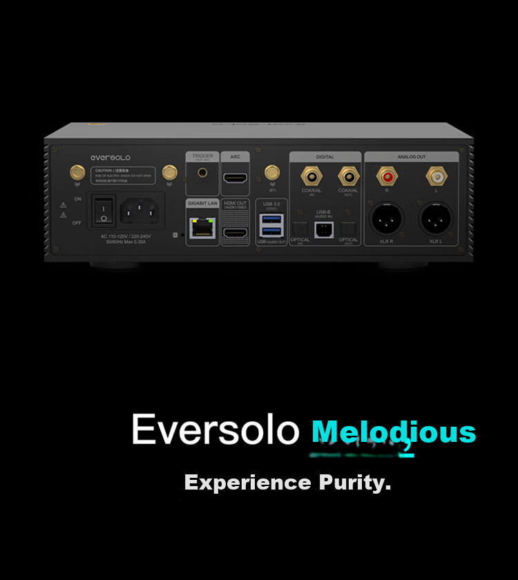 EVERSOLO DMP-A6 Gen 2 Streaming HiFi Music Player DAC Integrated High-Fidelity DSD Decoder [Dual ES9038Q2M] 50