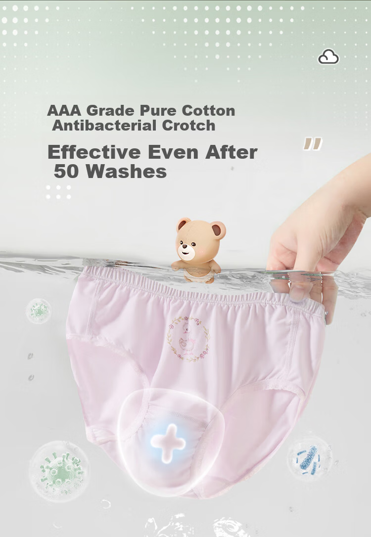 Labi Girls' Children's Triangle Underwear Mid-Large Kids No Pinch Puberty Elementary School Special Color 140 3