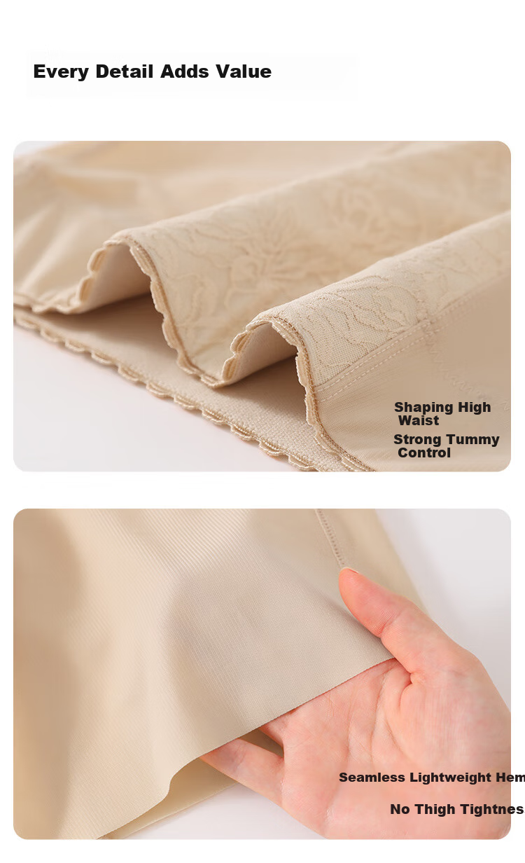 GRACEWELL High Waist Shaping Women's Butt Lifting Tummy Control Postpartum Body Shaping Strong Waist Slimming Hip Lift Thin Underwear 5