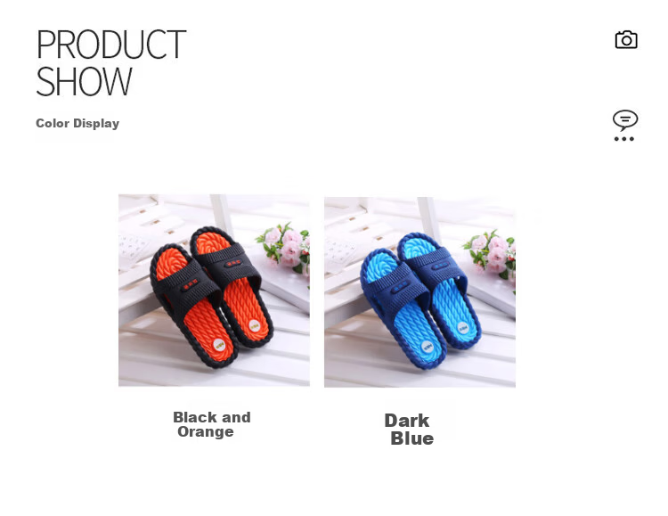 FOOTOPPO Men's Breathable Summer Indoor Shower Bathroom Slippers Non-Slip Home Sandals for Men and Women 4