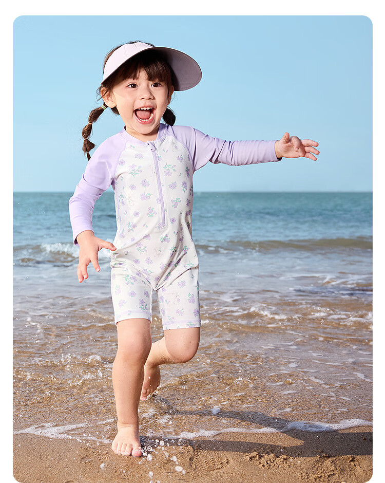 Balabala Kids Swimwear Boys Girls Baby 2026 Summer New Two-Piece Sunscreen Chlorine-Resistant Cartoon Swimsuit Set 72