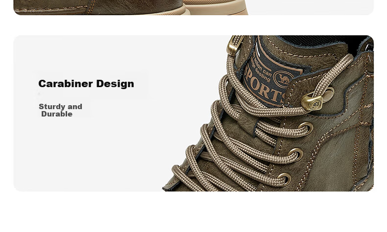 Camel Brand Martin Boots Outdoor Casual Work Boots British Style Motorcycle Men's Shoes P14W342602 Black 39 24