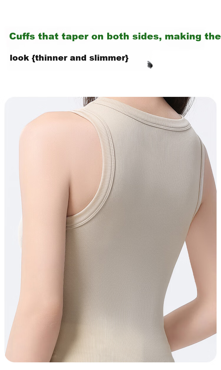 MiiOW Tencel Lyocell Women's Camisole Tank Top Summer Cooling Ice Silk Slim Fit Outerwear Base Layer Khaki XL 11