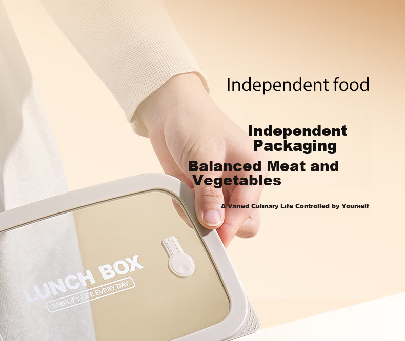 Ymer Stainless Steel Lunch Box Microwaveable Fresh-Keeping Bento Box for Office Workers [Visible Glass Large Double-Compartment] 20
