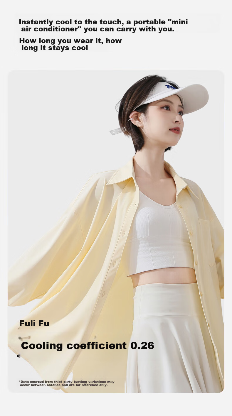 Combo Loose-Fit Sun Protection Shirt for Women, UV-Resistant Office and Outdoor Sports Ice Silk Sunscreen Top 3