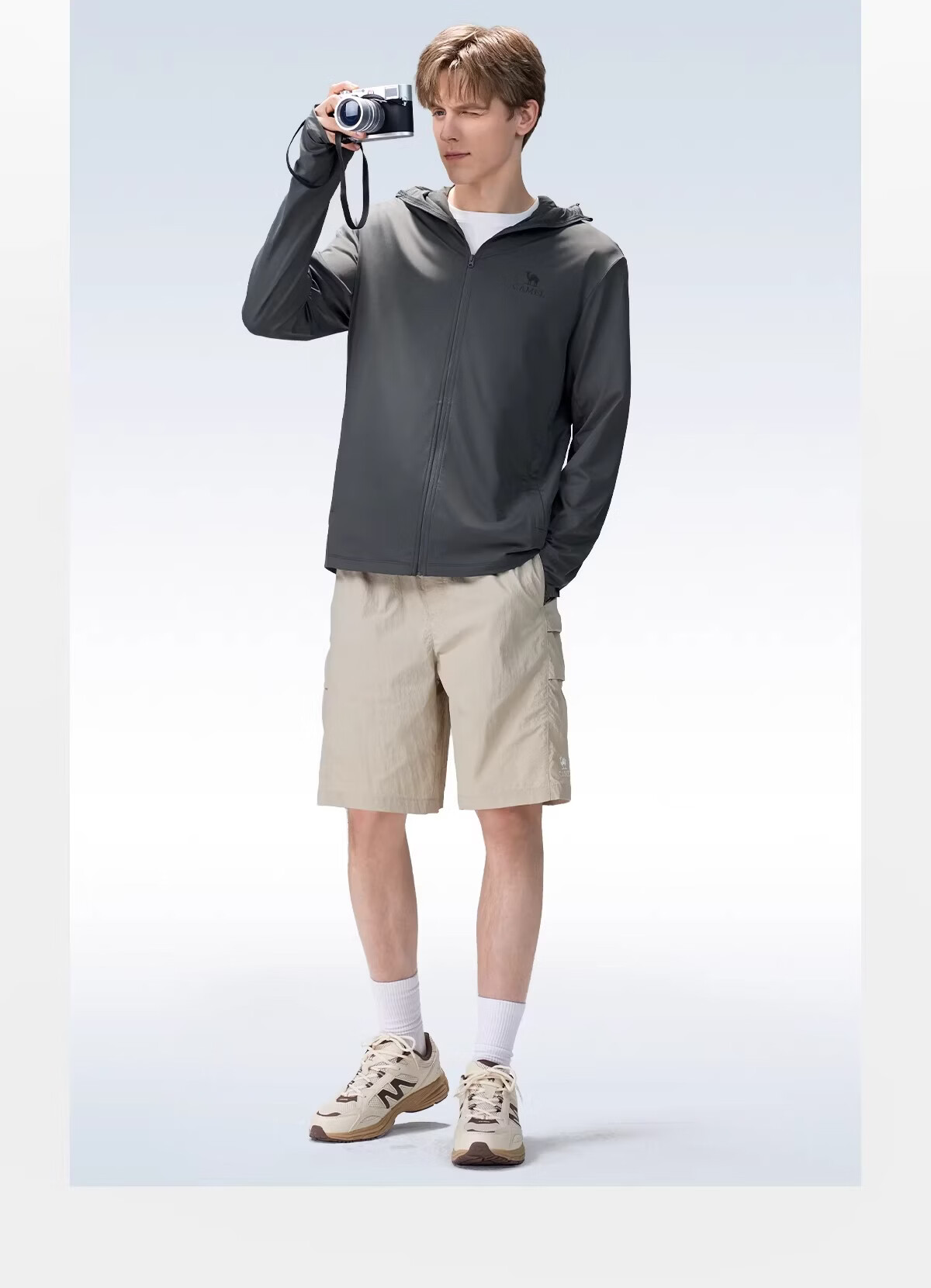 CAMEL Outdoor Cooling White Skin Sunscreen Jacket Unisex 2026 Spring Summer New Breathable UV Protection Coat R168 19