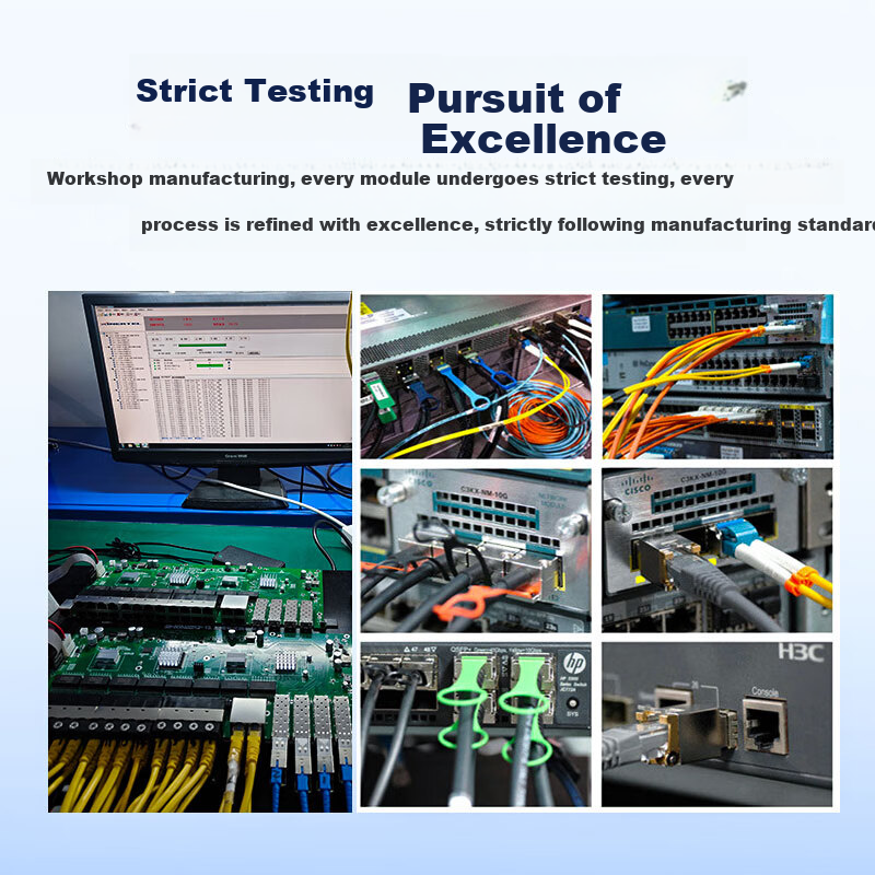 Xiliweishi SC Gigabit Single-Mode Single-Fiber Optical Module SFP10KM SC 1550 1310 Single-Fiber Bidirectional 1.25G Interface 10 Kilometers One Pair SR-SMG201SS 6