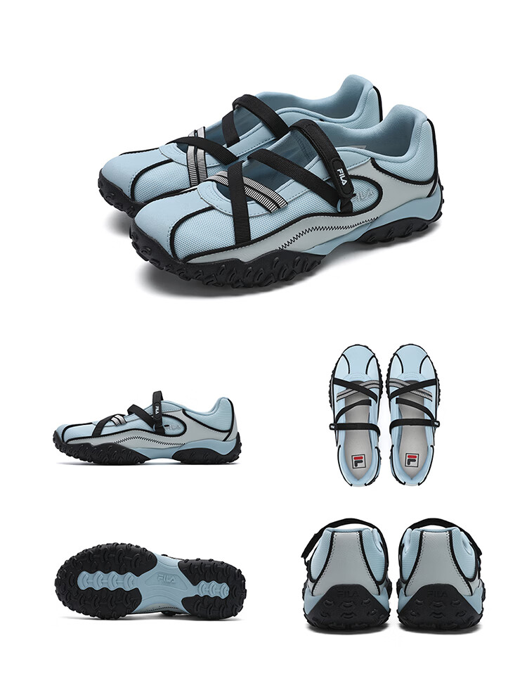 FILA Official PEBBLE SANDAL Retro Women's Ballet Casual Sandals 36