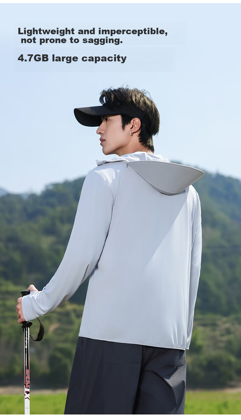 Combo Men's Ice Silk Summer UV Protection Ultra-Thin Breathable Cycling Outdoor Sun Protection Jacket Women's Fishing Coat 24