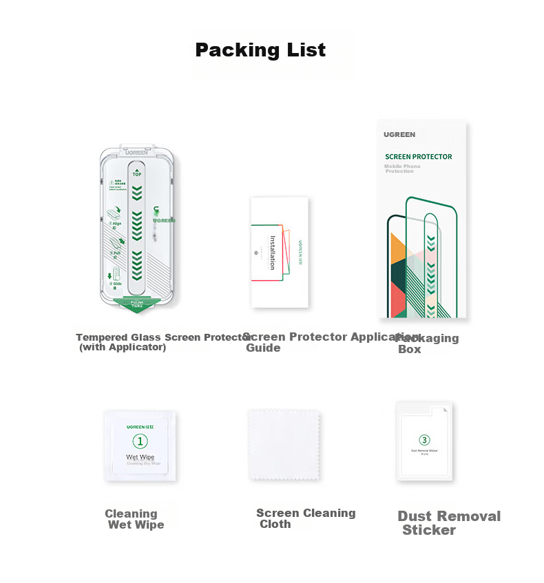 Ugreen [Top Dust-Free Chamber] Tempered Glass Screen Protector for Huawei Mate80 Pro Max/RS, Dust-Free Chamber Quick Application, HD Anti-Fingerprint Anti-Drop Film, 2 Pieces 25