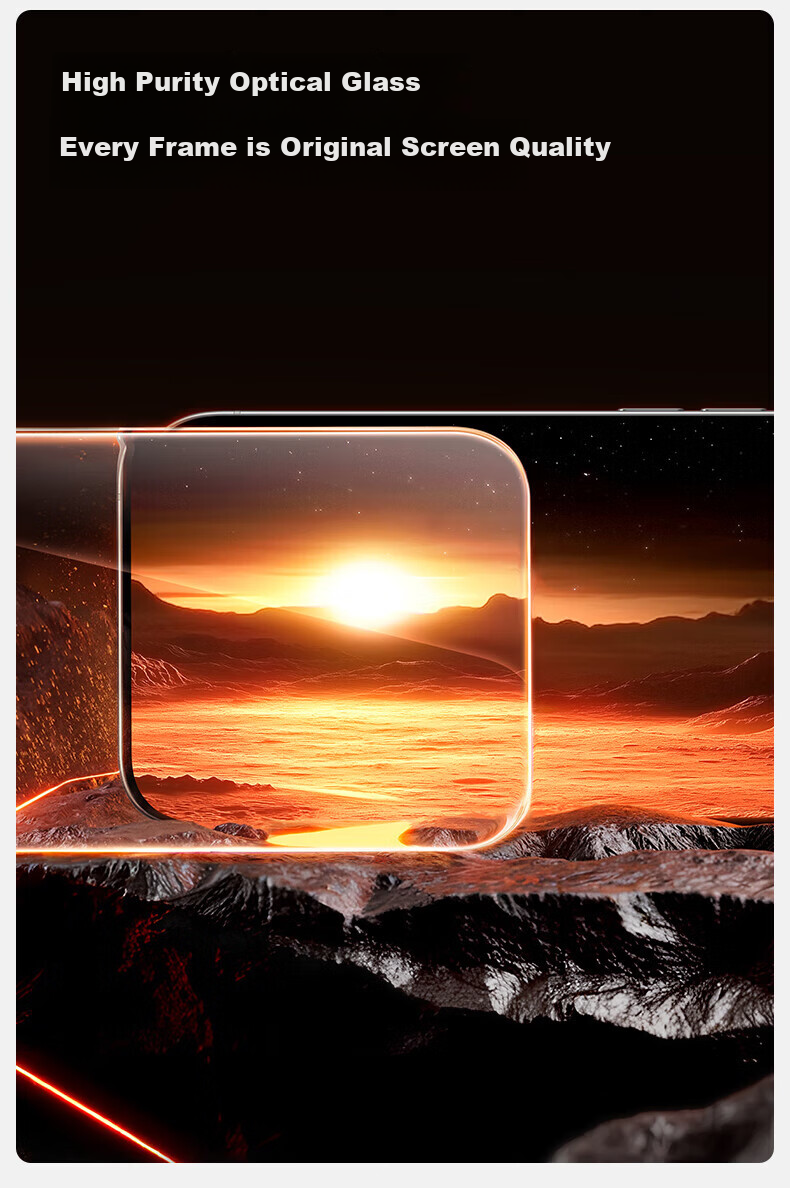 Mofajiang [High Definition Ultra Smooth] Tempered Glass Screen Protector for Xiaomi 17 Pro Max, Full Screen HD Anti-Fingerprint Ultrasonic Unlock Protective Film, 1 Piece 12