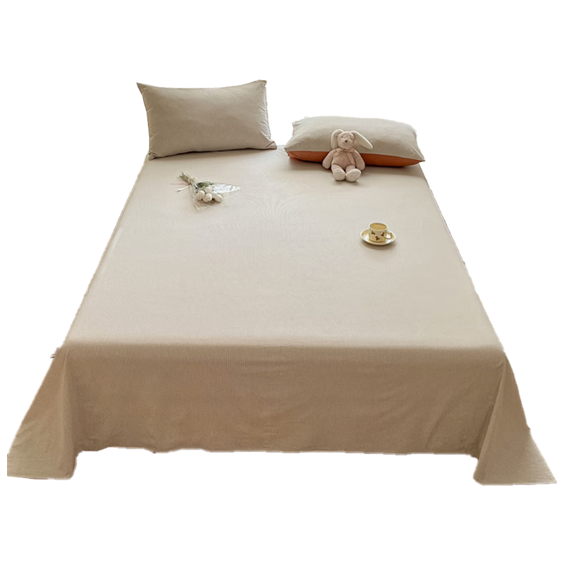 MUJI A-Class 100% Cotton Bed Sheet Single Piece 230x245cm 1.8x2m Full Cotton Bed Cover Sheet