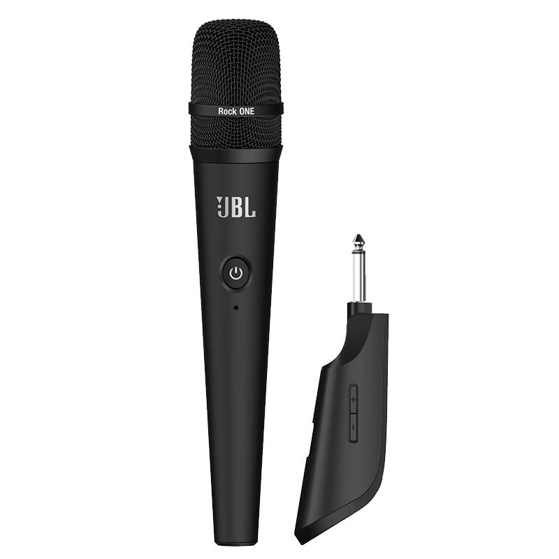 JBL ROCK ONE Handheld Wireless Microphone Portable Professional Anti-Howling KTV Karaoke Microphone for Home Outdoor Conference Black
