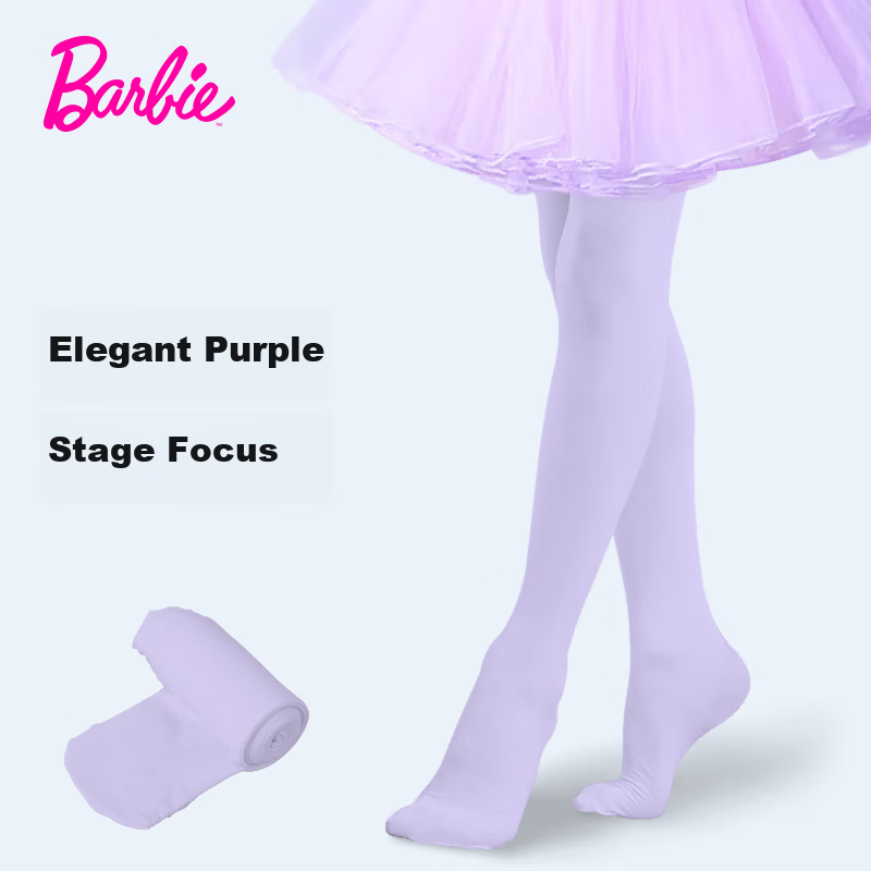 Barbie Children's Tights Girls Dance Socks Spring Autumn Sheer Princess Practice Ballet Thin Leggings