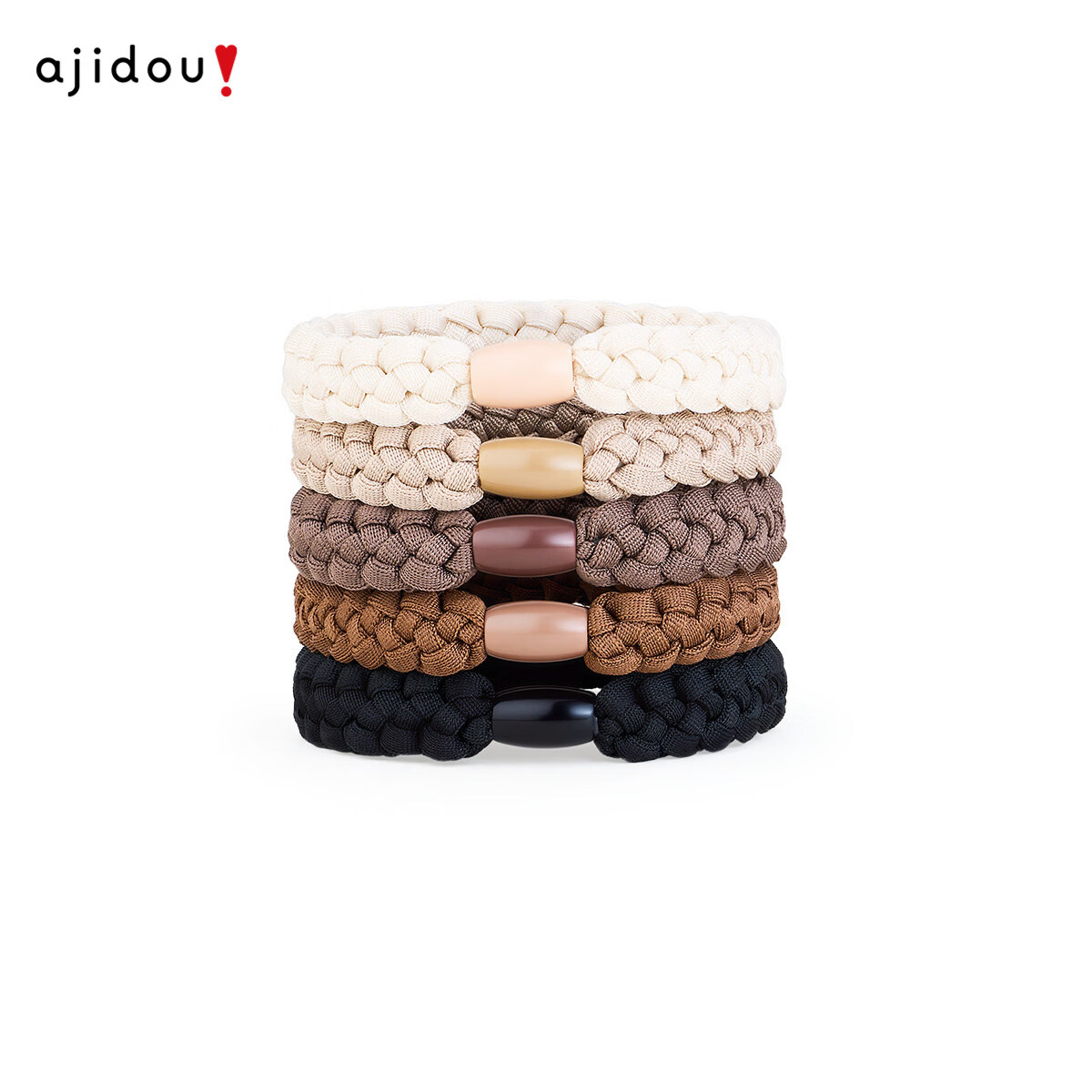 AJIDOU Seamless High Elasticity Hair Tie Ponytail Holder Durable Hair Accessories
