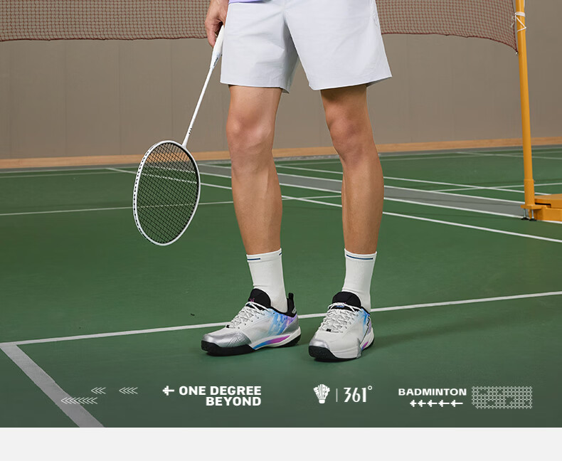 361° Men's T-Shirt Spring Summer Winning Badminton Quick-Dry Loose Printed Short Sleeve Top 652627102-1 22
