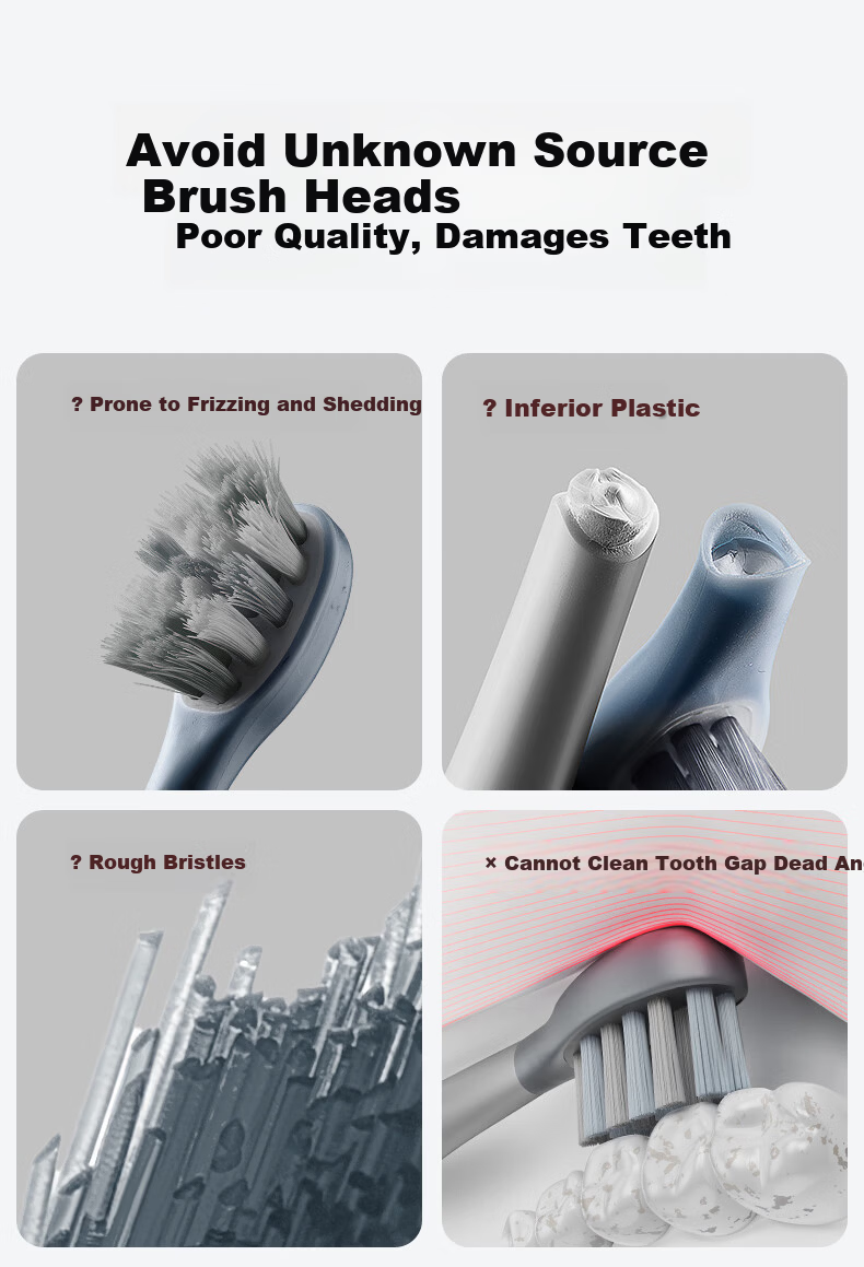 Usmile Smile Plus Electric Toothbrush Head [New] Agile Orthodontic 3.0 Brush Head Advanced Orthodontic Design Targeted Bracket Corner Cleaning 16