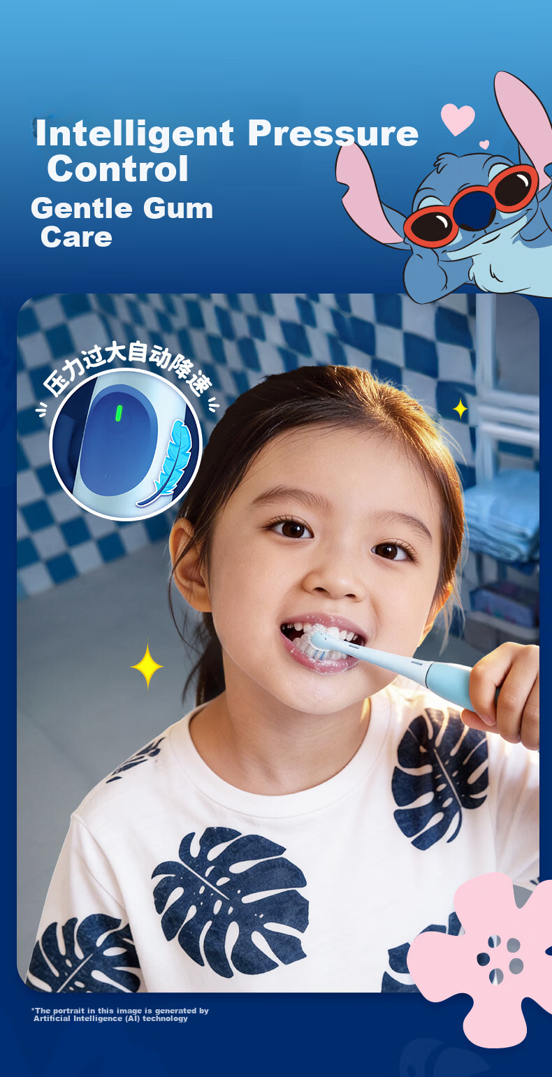 Oral-B Germany Imported Kids Electric Toothbrush Disney Spiderman iO Series 4 Brush Heads 24-Hour Scientific Cavity Protection For Ages 8-12 Round Head Birthday Gift for Children 10