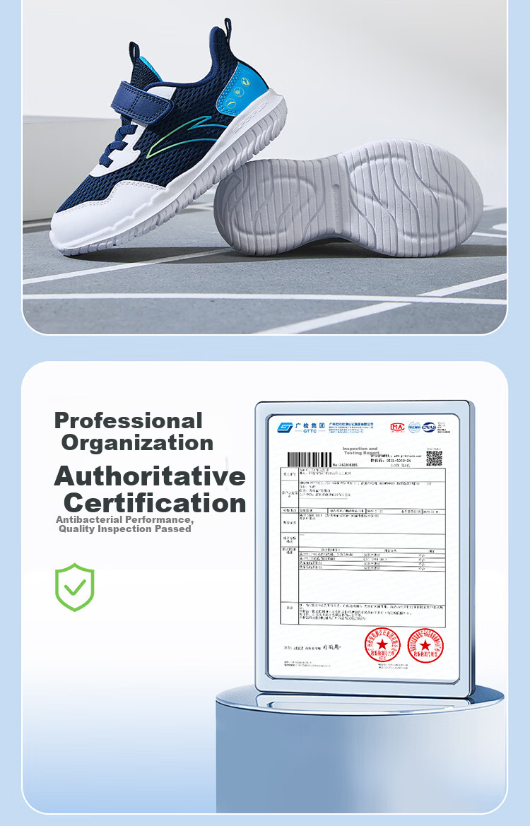 Anta Kids Girls Sports Shoes 2026 Summer Breathable Mesh Running Shoes for Toddler Girls A22619977 23