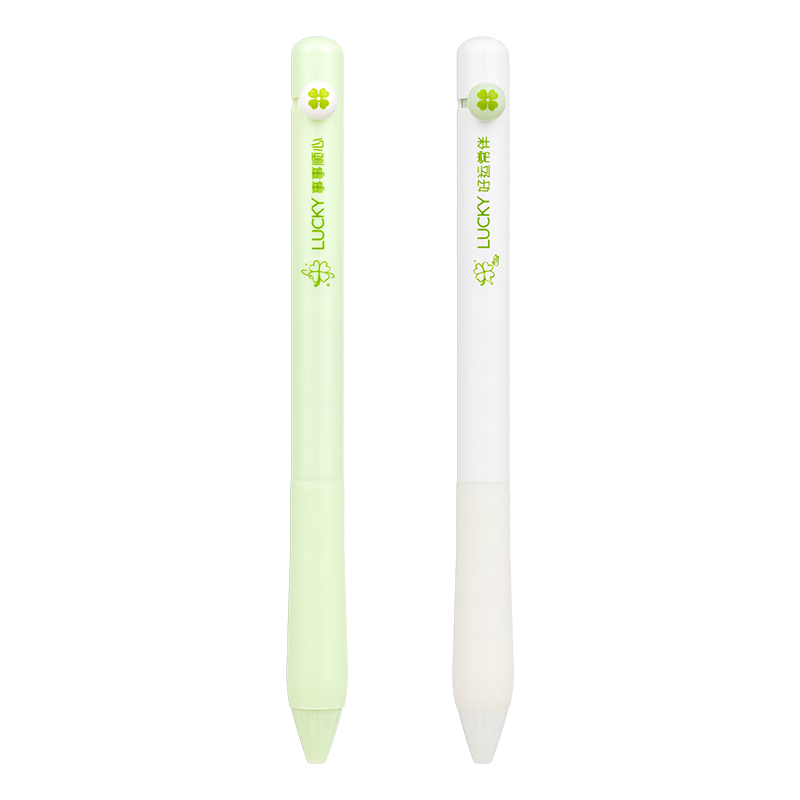 AIHAO Four-Leaf Clover 0.5mm Quick-Dry Gel Pen for Students Exam Use, 4-Pack DGP4352A
