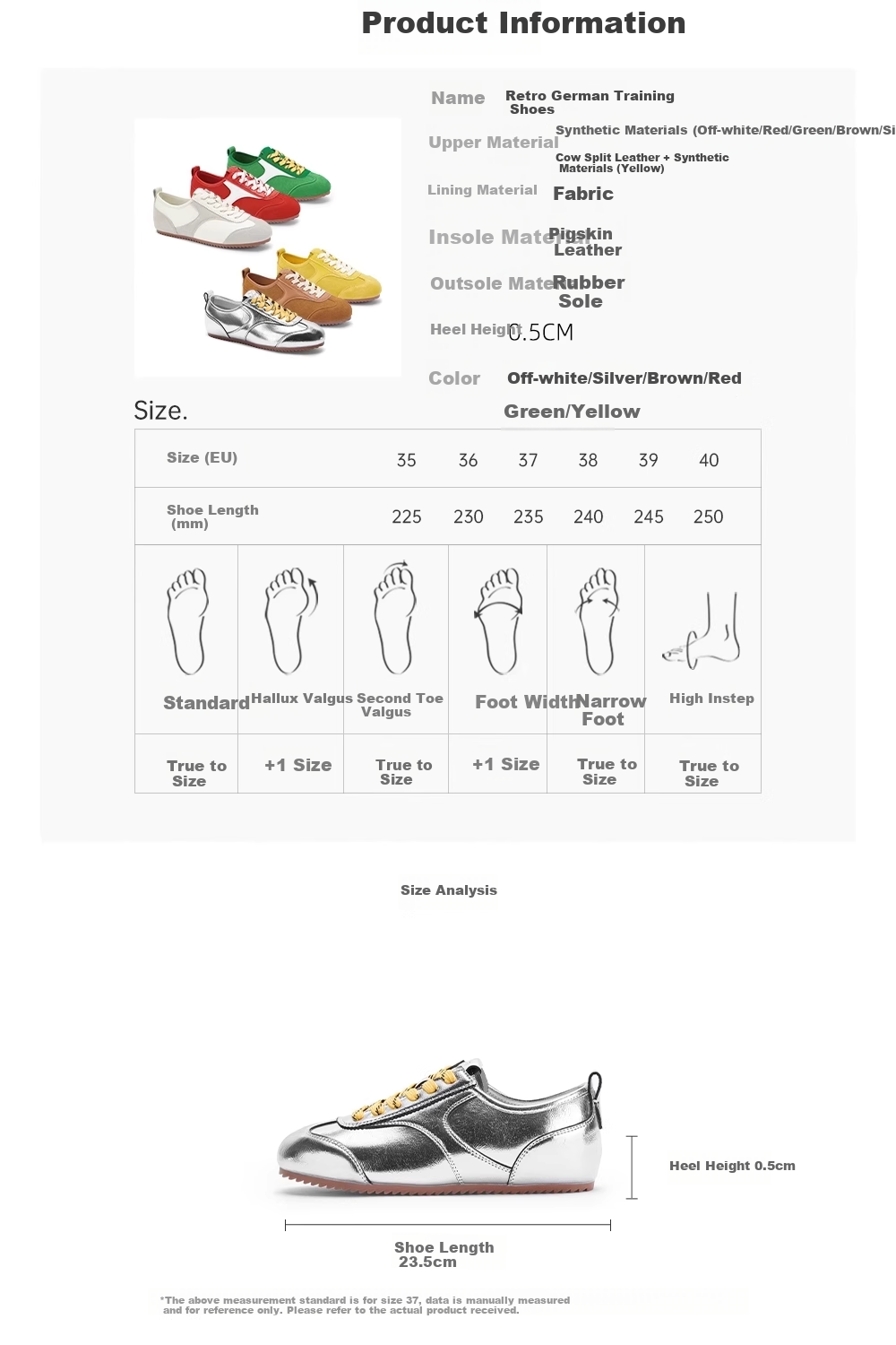 TOOMANYSHOES Celebrity Style Slip-On White Sneakers Sports Training Shoes Women Retro Casual Shoes Neon Street Red Size 38 14