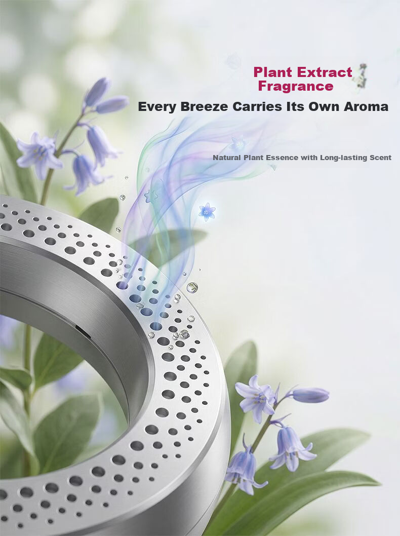 CoolShark High-Speed Hair Dryer Accessories Magnetic Plant Extract Fragrance Hair Care Essence Ring Aurora Purple 2-Pack 4