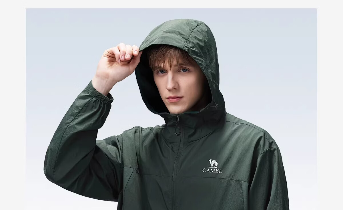 CAMEL Outdoor Original Yarn Sun Protection Jacket Women 2026 Spring Summer New Cool Breathable Water-Repellent Coat Sun Protection Clothing Men G023 49