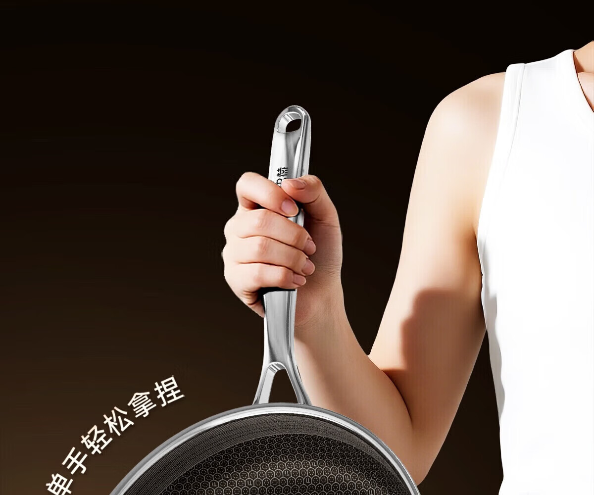Kambach 26cm Titanium Bionic Non-Stick Frying Pan Skillet for Eggs, Steak, and Breakfast 19