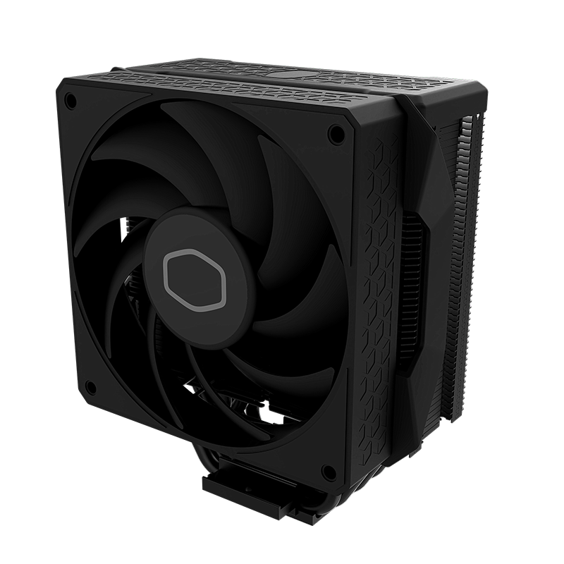CoolerMaster DT600 CPU Air Cooler Single Tower 6 Heat Pipes Compact Size Memory Clearance Aluminum Fins Enlarged Copper Base Multi-Platform Support