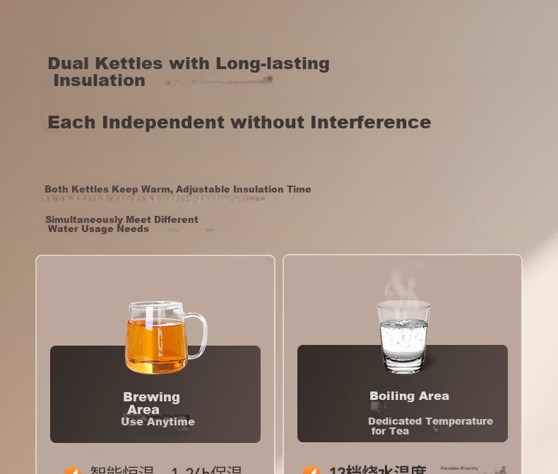 Joyoung Tea Bar Machine Fully Automatic Refill 316L Multi-Temperature Adjustable Electric Kettle JD Self-Operated Anti-Overflow Anti-Dry Boil Antibacterial Water Dispenser AH3226 12