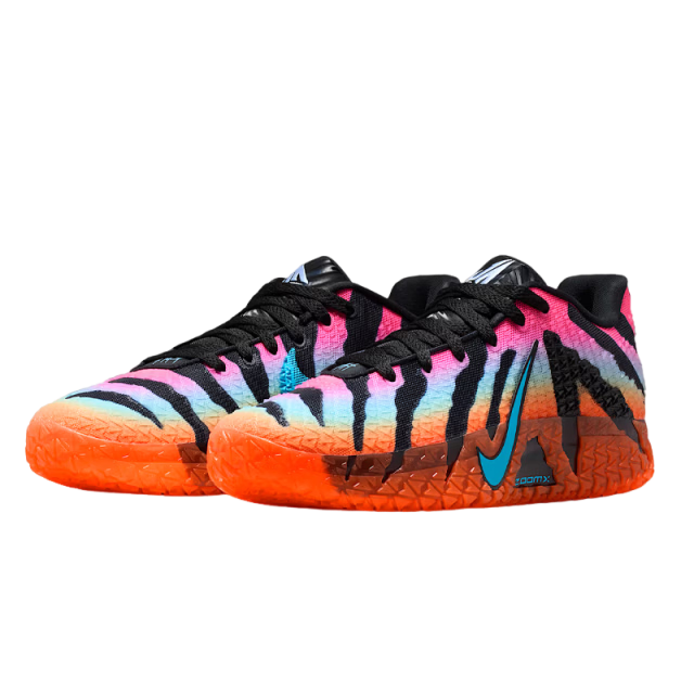 NIKE Men's Basketball Shoes Morant Dawn Series JA3 Sports Shoes IQ6704-001 Orange Pink Gradient Size 44
