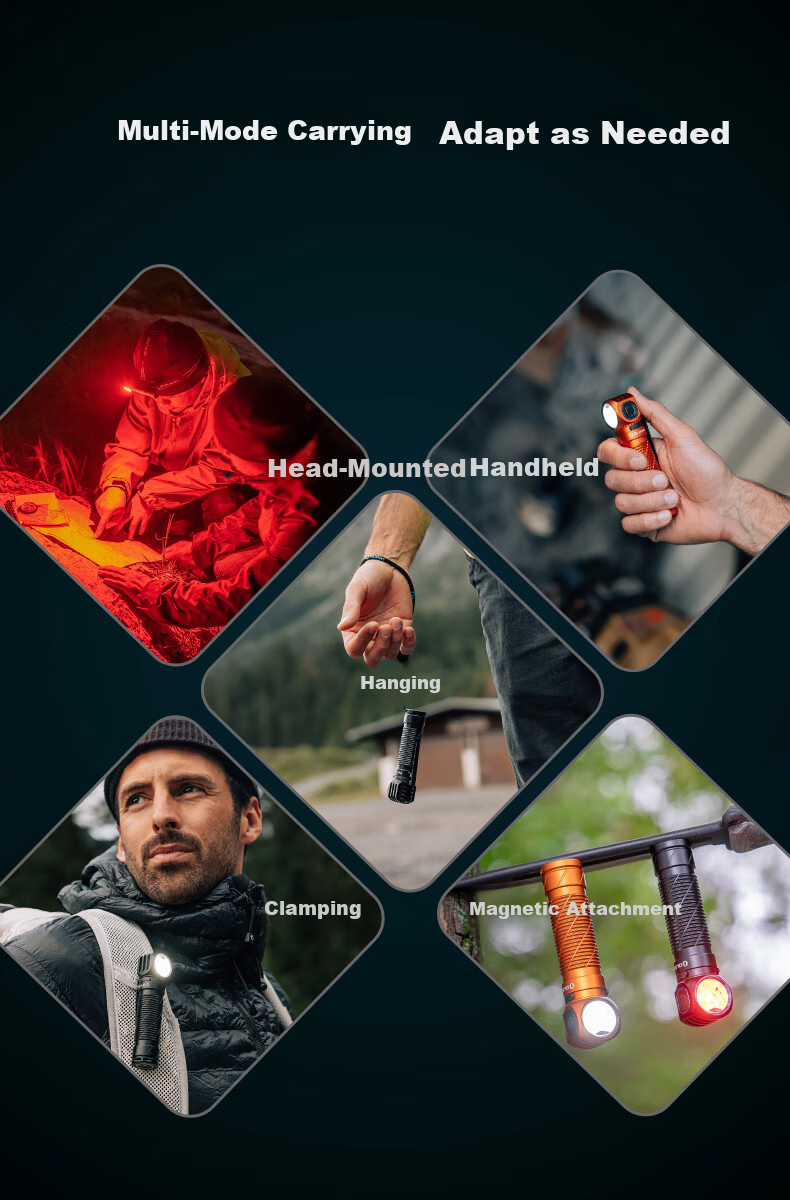 OLIGHT Warrior 3 Headlamp High Brightness Long Battery Life Waterproof Night Fishing Outdoor Work Light 8