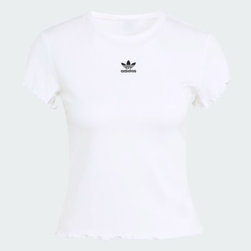 Adidas Originals Women's ESS BABY SS T-Shirt KE1107 White L 1