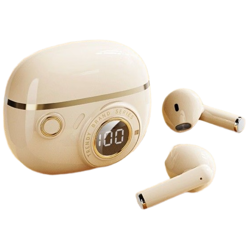 Nobixing D338 2026 New Wireless Bluetooth In-Ear True Wireless Sports Earbuds Long Battery Life High Volume Low Latency Skin Color