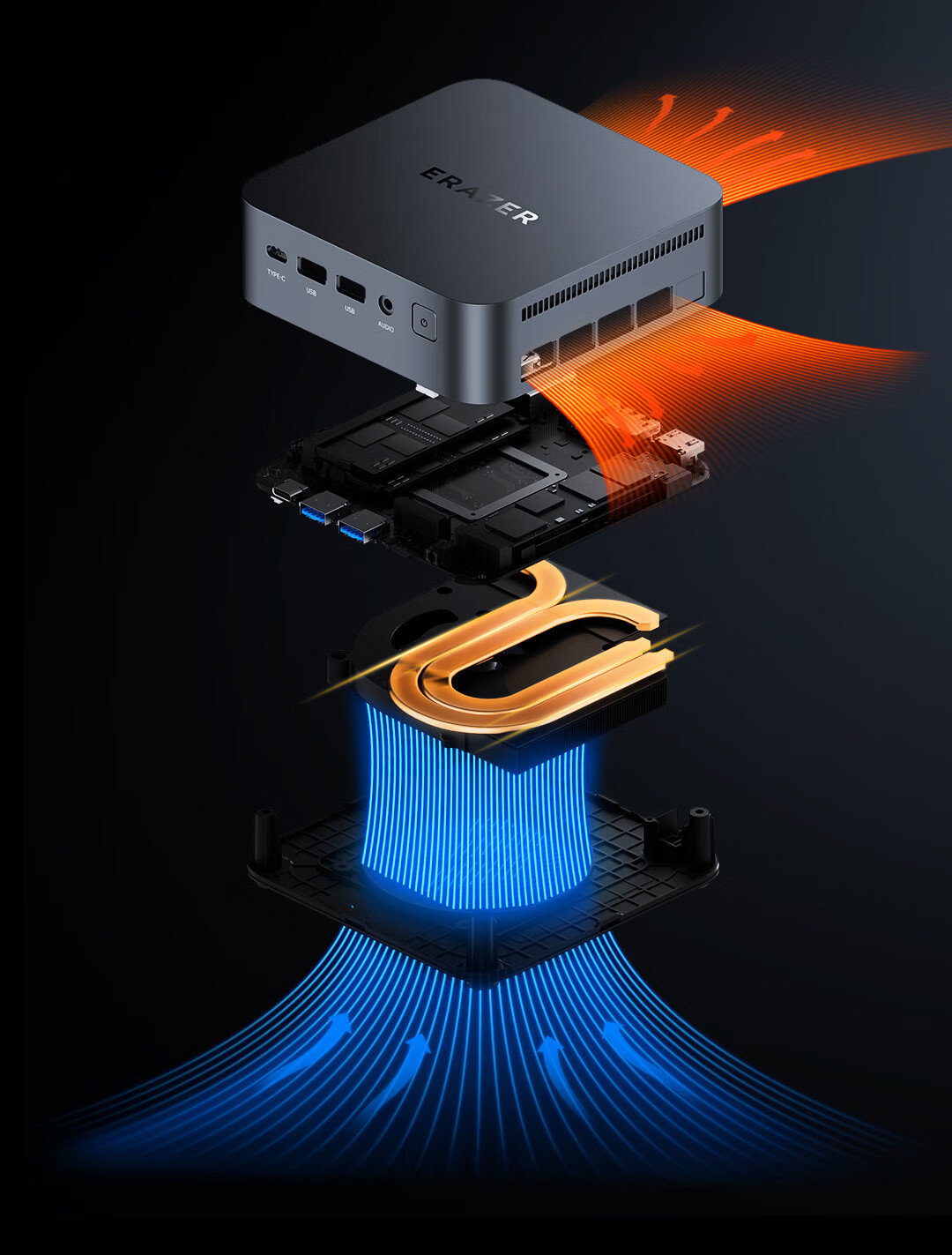 Yinengzhe D70 High-Performance Mini OpenClaw Desktop Office Computer (R7 H255 24G LPDDR5 1T) National Subsidy 4