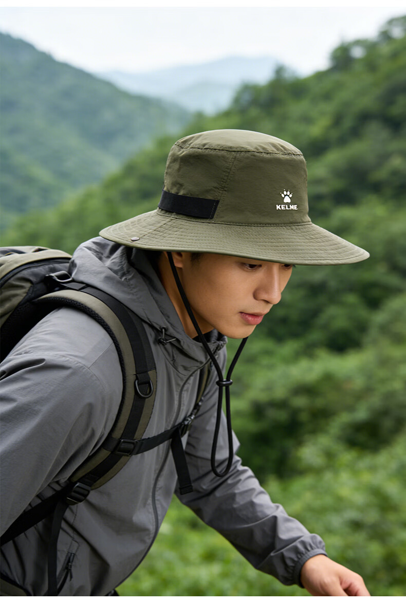 KELME Women's Fisherman Hat Sun Protection Cap Spring Summer Outdoor Travel Hiking Fishing UV Protection Breathable Sun Hat 10