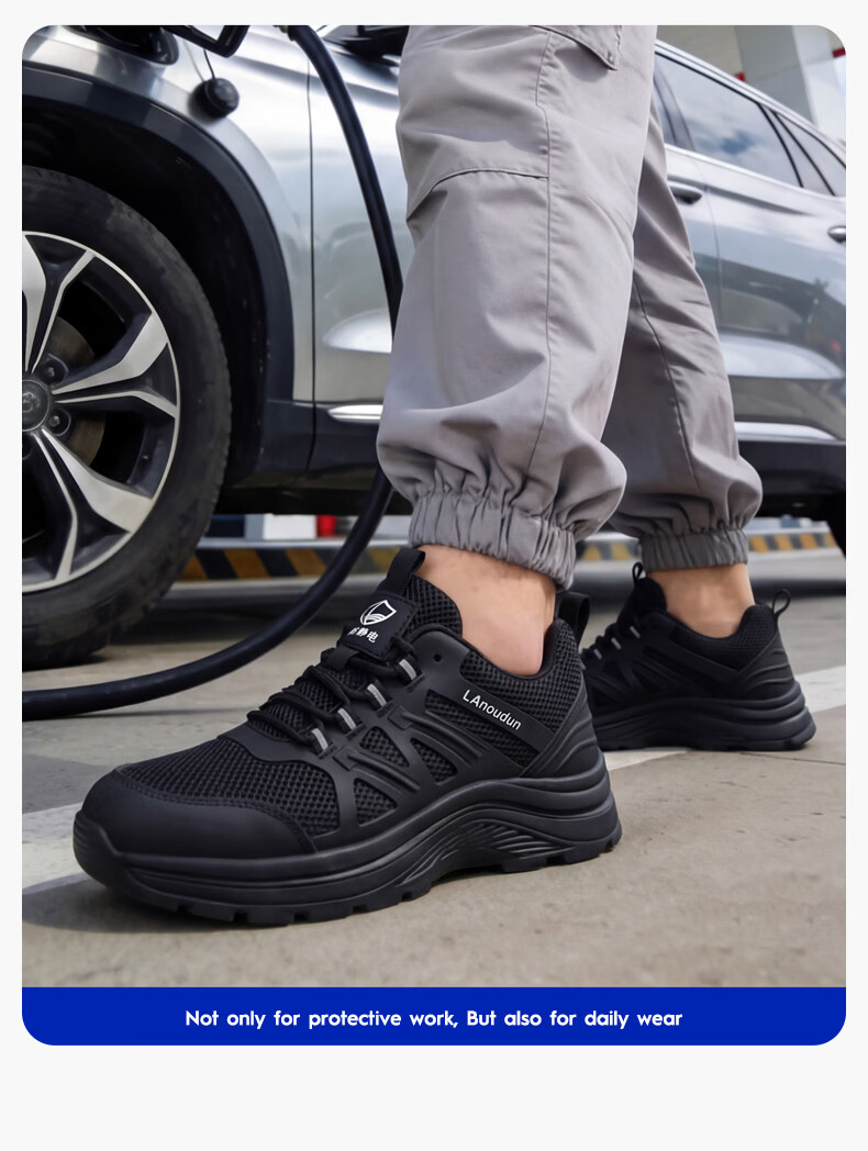 BlueOwl Shield Anti-Static Shoes Unisex Gas Station Summer Breathable Lightweight Non-Slip Wear-Resistant Safety Work Shoes D289TBA 42 11