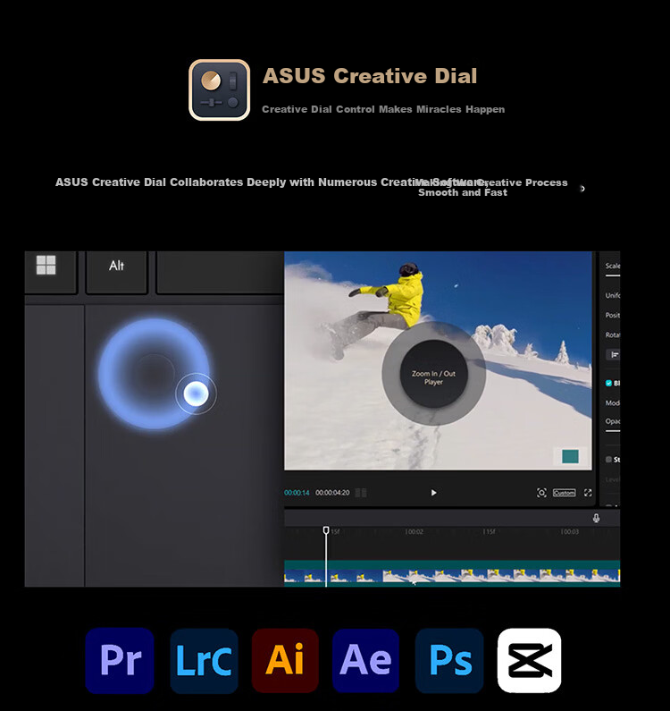 ASUS ProArt Creator X 2026 2-in-1 AI Creative Laptop 14" Snapdragon X2 16GB 1TB 2.8K 144Hz Touch OLED 14