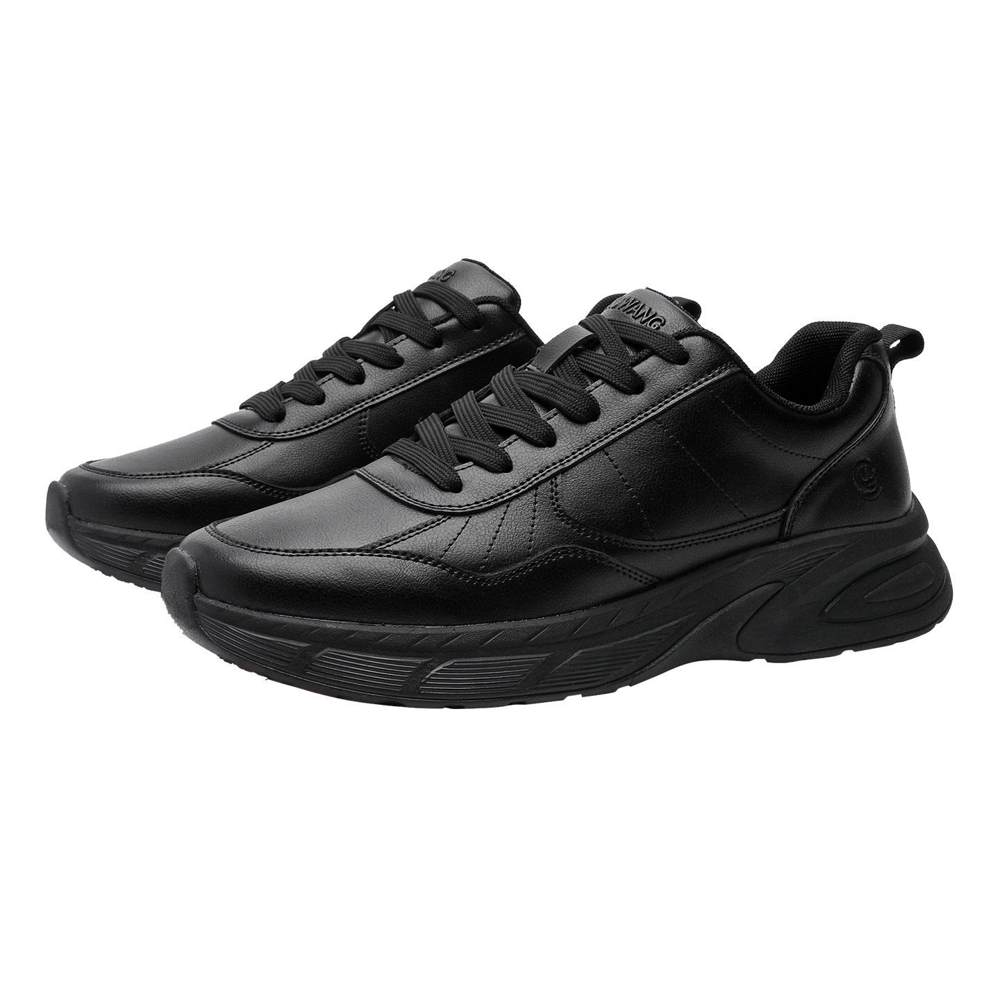 ChuWang Non-Slip Water-Repellent Oil-Resistant Chef Shoes Kitchen Men's Casual Sports Leather Work Shoes New Model Size 41