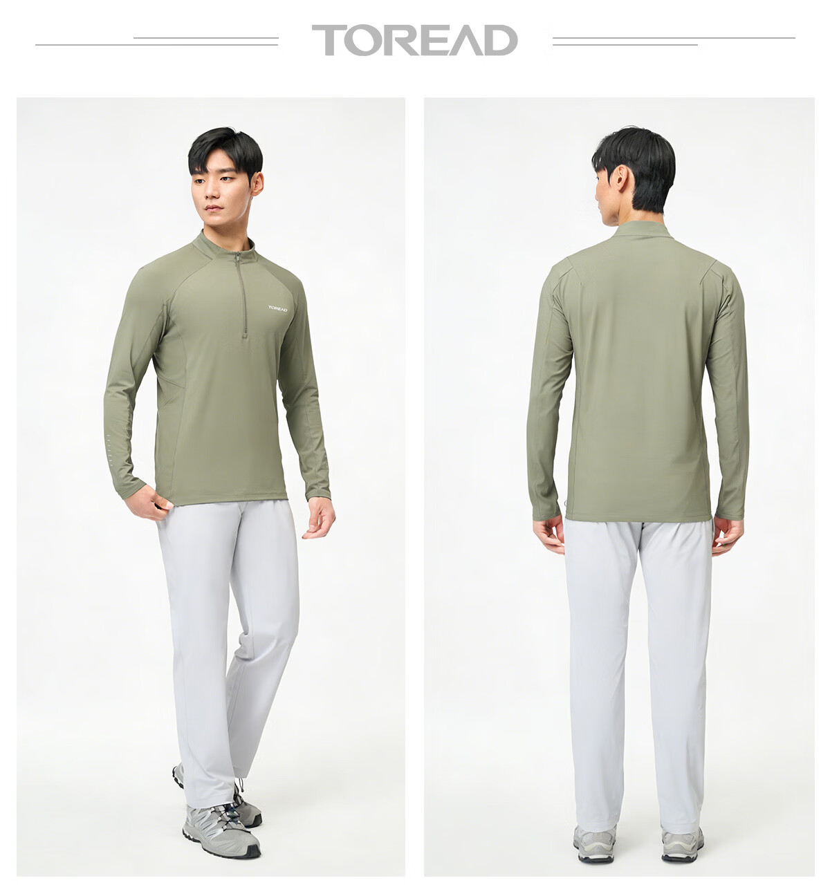 TOREAD Functional Long Sleeve T-Shirt 26 New Couple Quick-Dry Skin-Friendly Stretch Sports Hiking Mountaineering T-Shirt TAJJBO81759 9