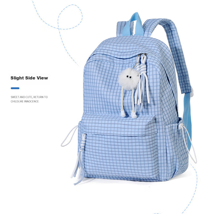 VICTORIATOURIST High School and College Student Backpack Large Capacity Lightweight Laptop Shoulder Bag 12