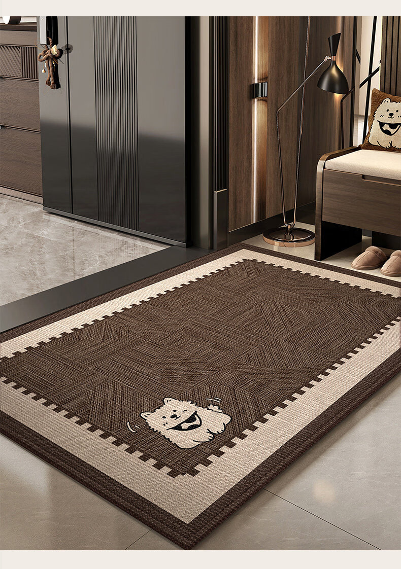 Hakkai Bird Entrance Door Mat Non-Slip Cuttable Home Door Carpet Floor Mat 4