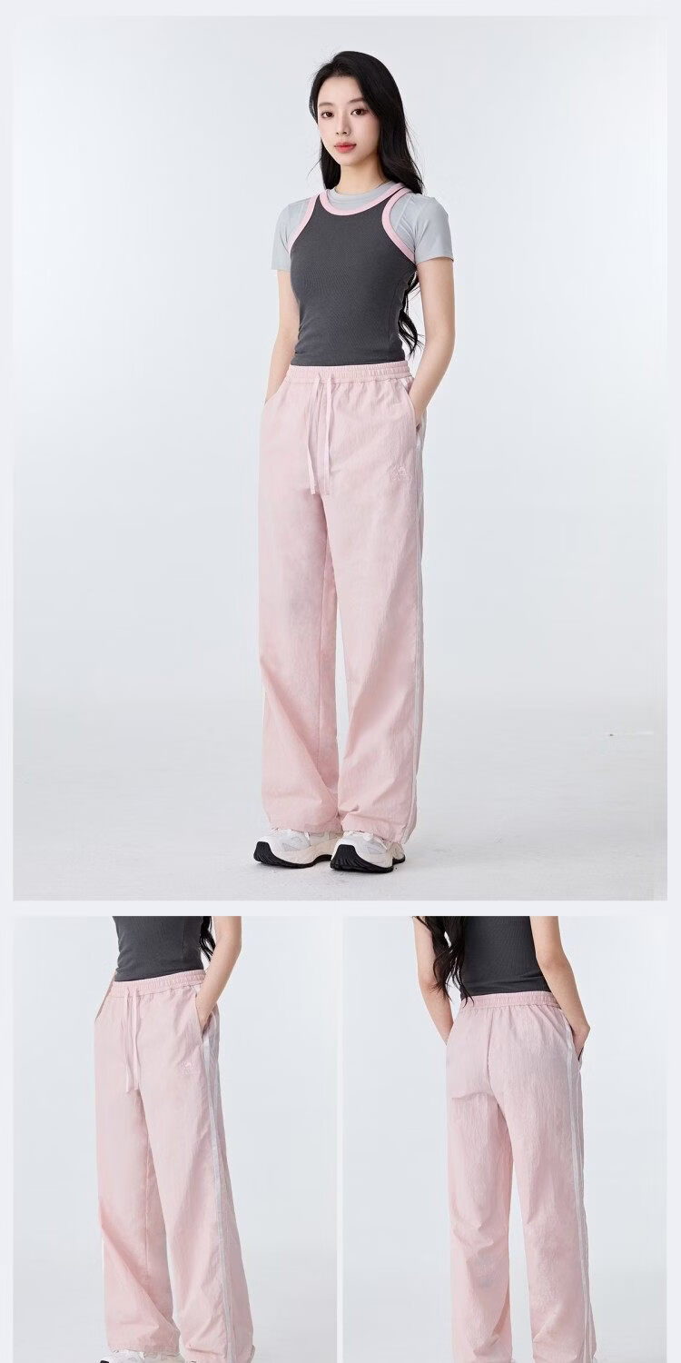 CAMEL Outdoor Sun Protection Straight-Leg Pants 2026 Spring Summer New Women's Moisture-Wicking Quick-Dry Lightweight Breathable Trousers 4
