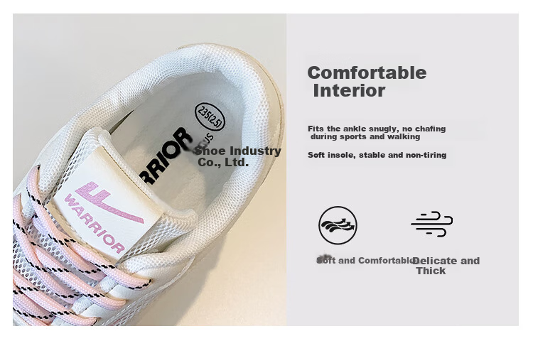 Warrior Women's Spring Autumn Soft Sole Training Shoes Lightweight Casual Student Sports Sneakers Light Green Leather 36 2
