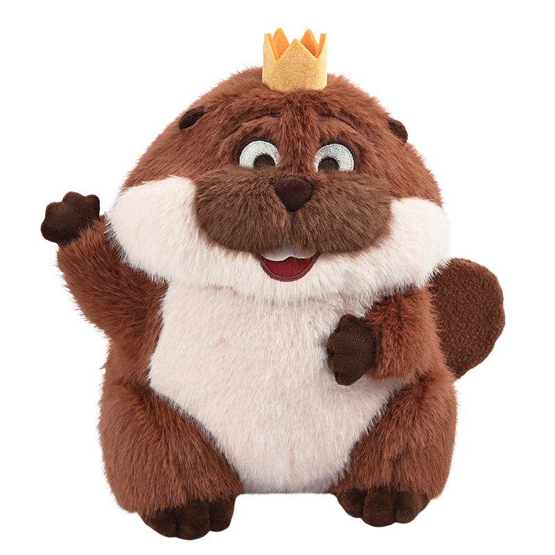Disney Beaver Transformation Plan King George Plush Doll Stuffed Toy Birthday Gift for Girls Friends