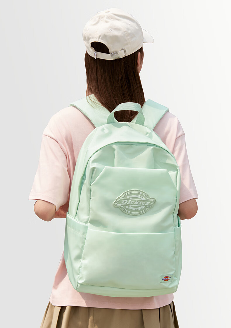 Dickies New Unisex Backpack Multi-Compartment Lightweight School Bag Large Capacity Outdoor Travel Bag Black 21