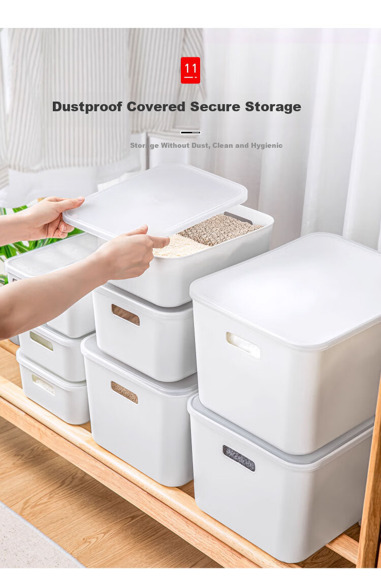 Zhifan Japanese Desktop Drawer Snack Storage Box Rectangular Kitchen Cabinet Organizer Small Miscellaneous Storage Box 13